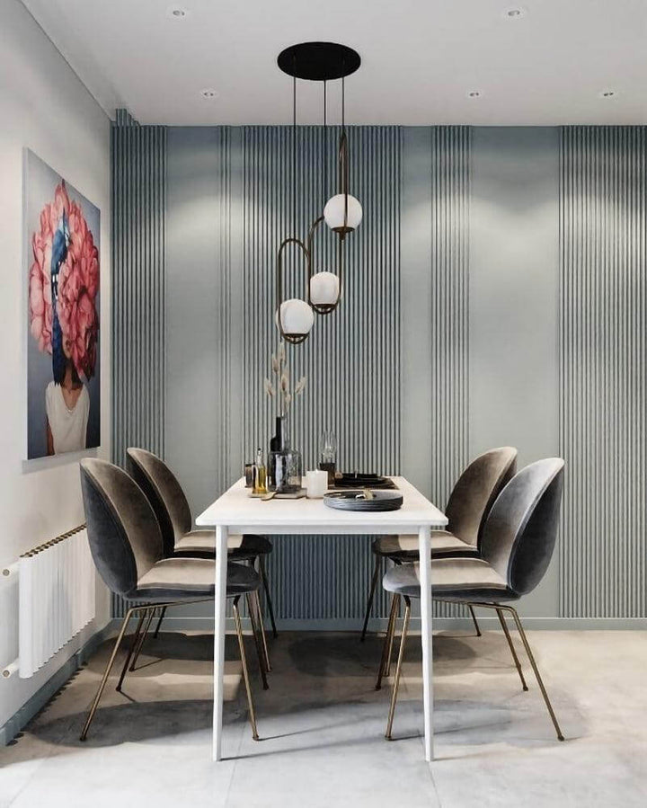 Modern Pendant Lamp with Metal & Glass
