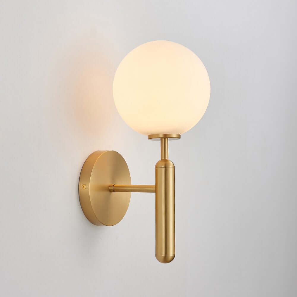 Modern Glass Wall Sconce - Elegant Lighting Fixture