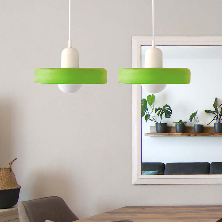 2 Heads Modern Glass Pendant Light