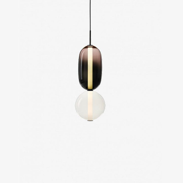 Colorful Glass Pendant Light - Modern Hanging Lamp