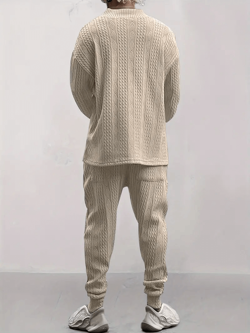 Men's Knitted Loungewear Set