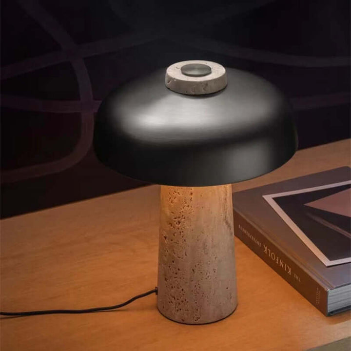 Natural Stone Table Lamp with Nordic Design