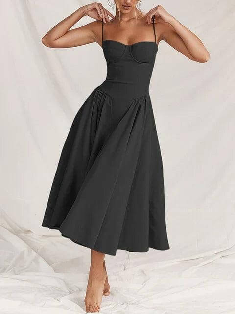 Women's Vintage Midi Dress