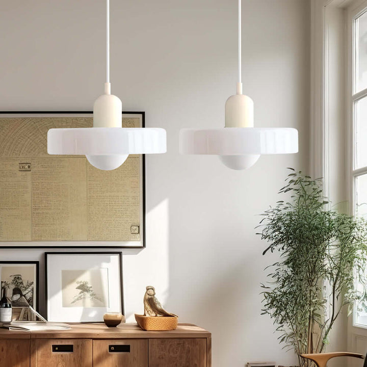 2 Heads Modern Glass Pendant Light