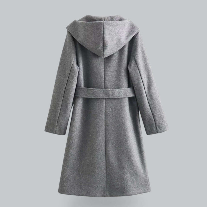 Women's Hooded Long Trench Coat