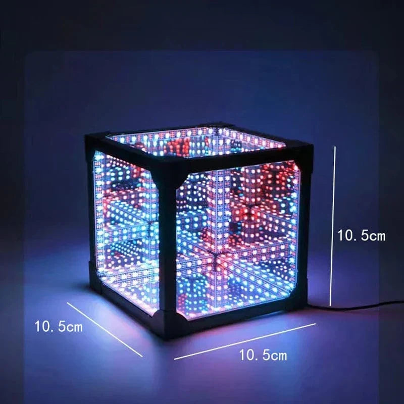 3D Cube Abyss Desktop Atmosphere Light RGB LED – GLOVERA