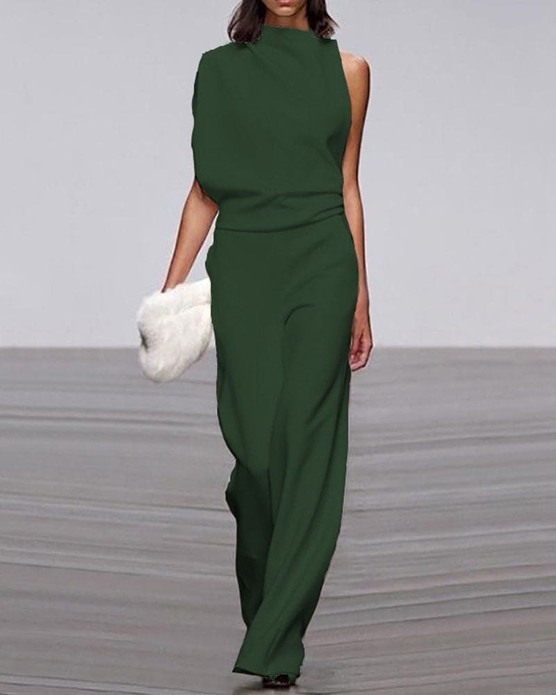 Women's Sleeveless Formal Jumpsuit