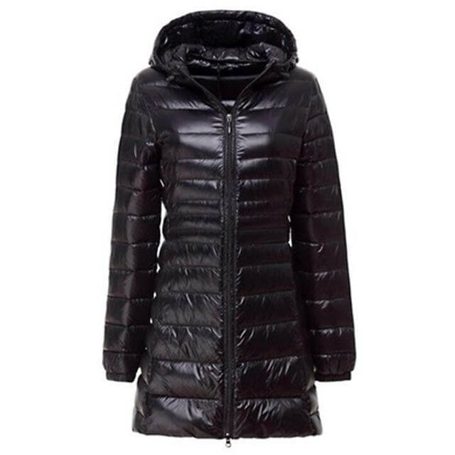 Women's Lightweight Long Down Jacket