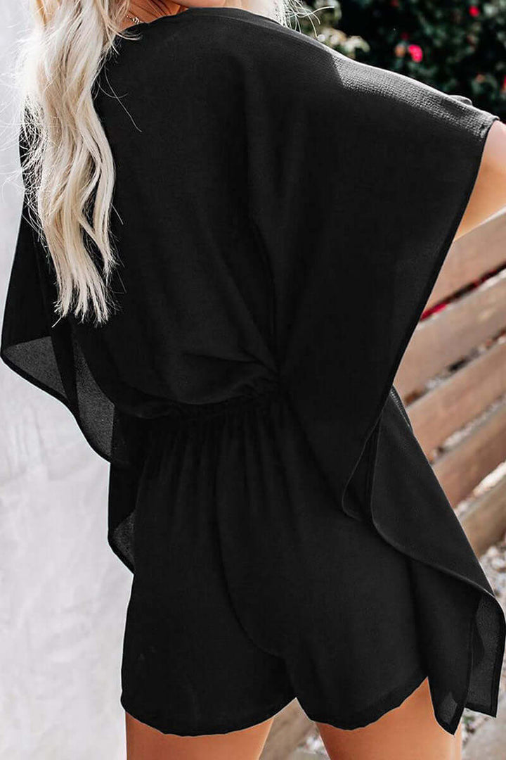 Women's V-Neck Loose Jumpsuit
