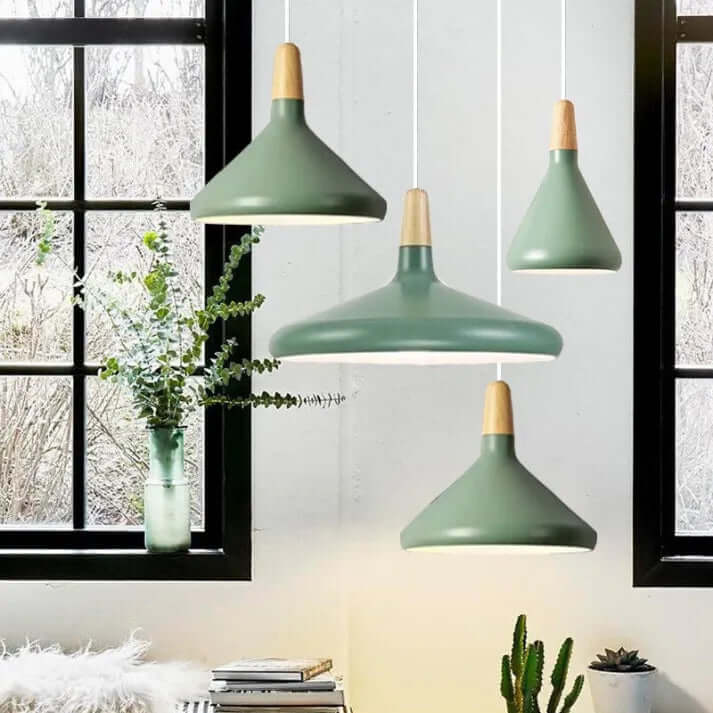 Conical Metal Pendant Lamp