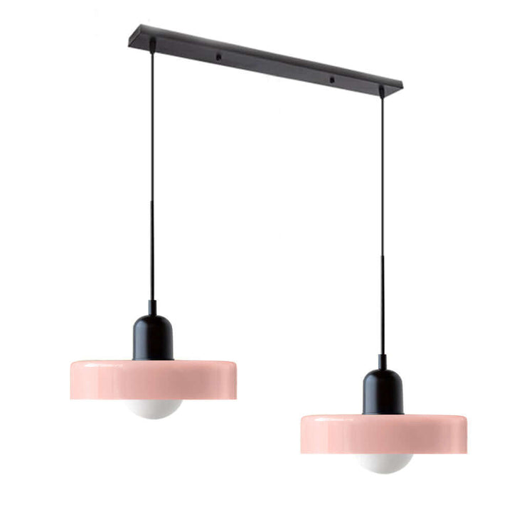 2 Heads Modern Glass Pendant Light