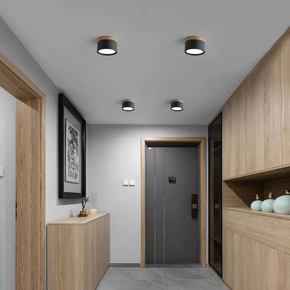 Modern Cylinder LED Ceiling Light for Hallways