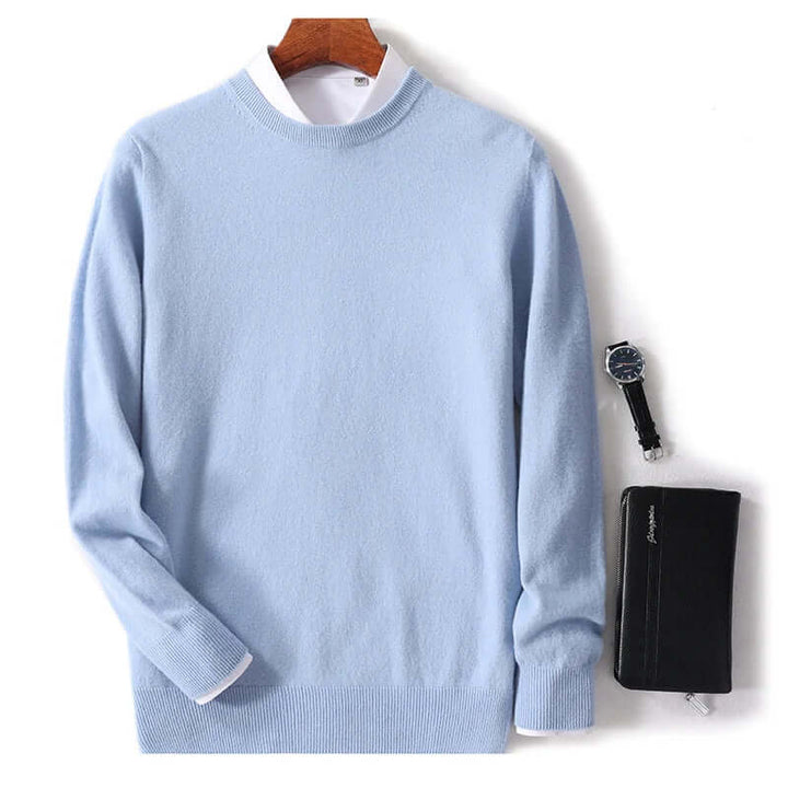 Men's Soft Knit Crew Neck Sweater