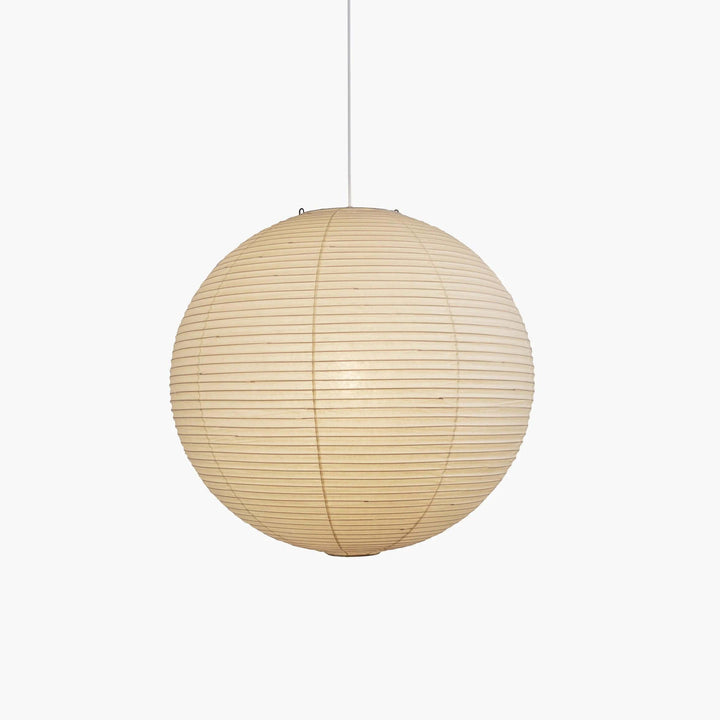 Japanese Cotton Paper Pendant Lamp with Steel Wire