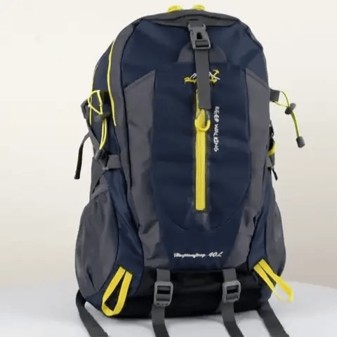 "40L waterproof hiking backpack with multiple compartments, adjustable straps, and durable design for outdoor adventures."
