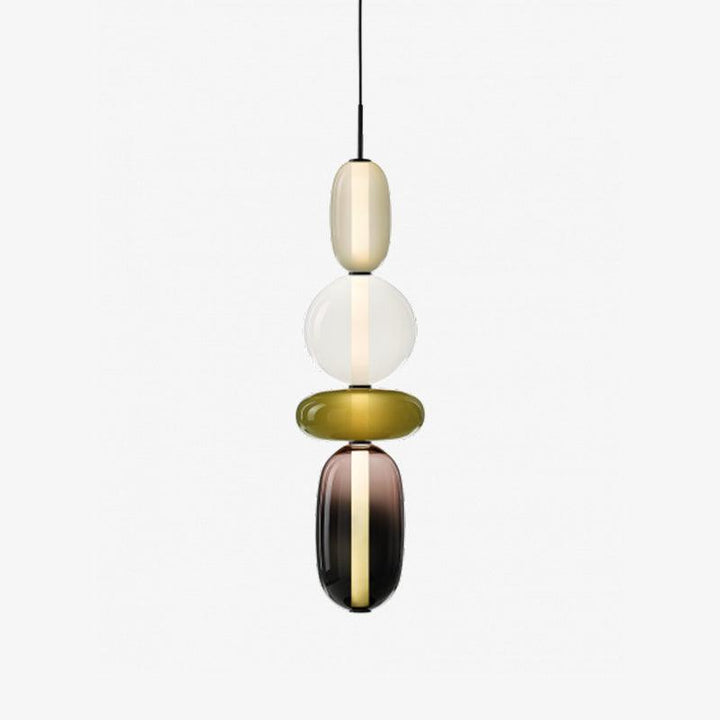 Colorful Glass Pendant Light - Modern Hanging Lamp