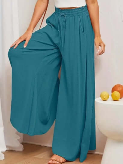 Women's Loose Fit Drawstring Trousers