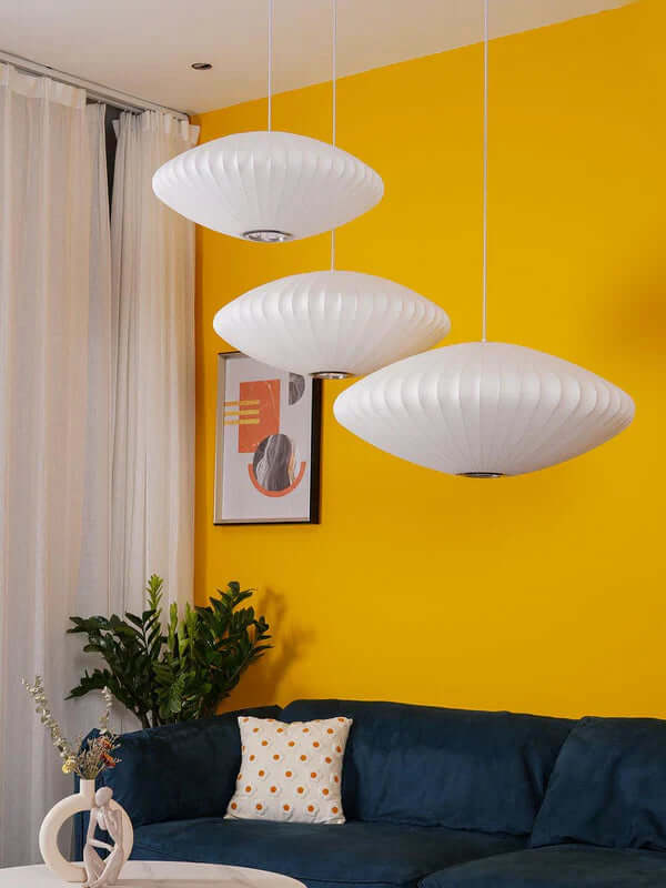 Modern Silk Pendant Light