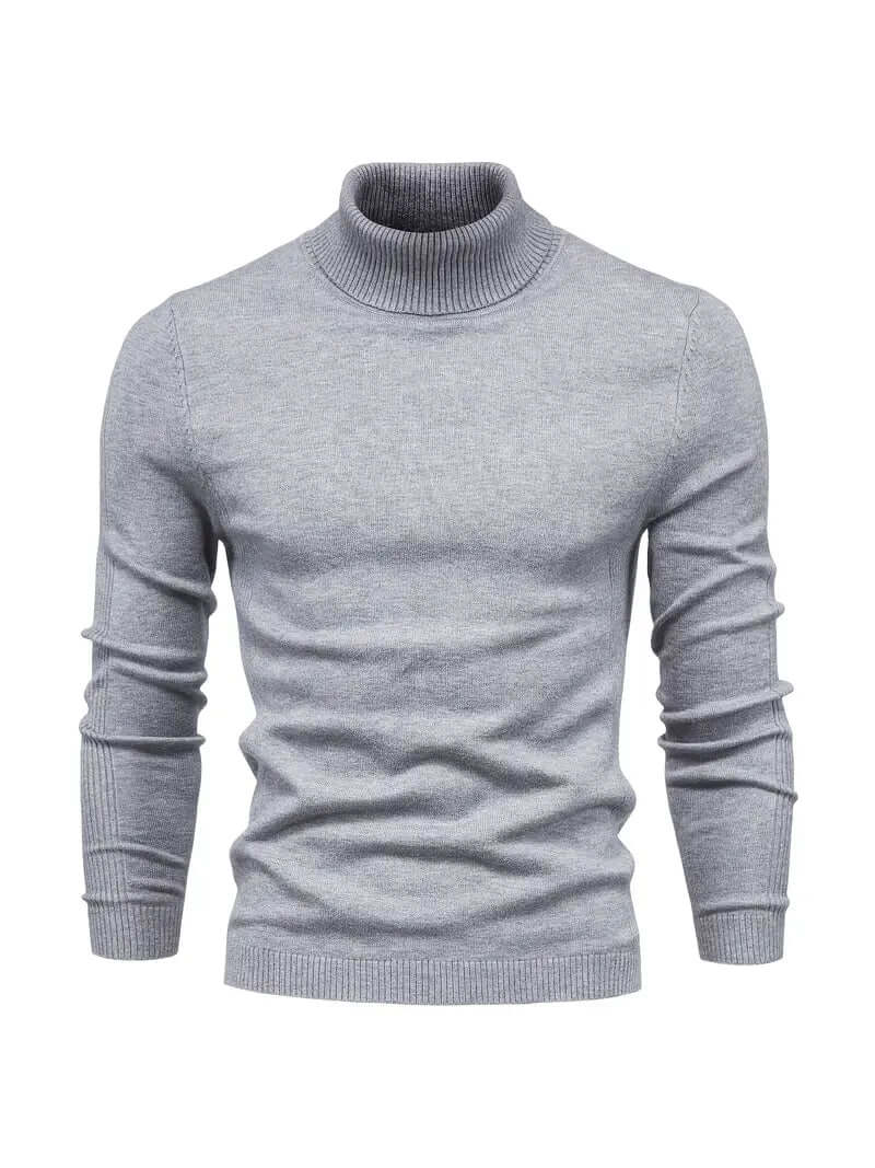 Men's Turtleneck Jumper - Warm Winter Pullover