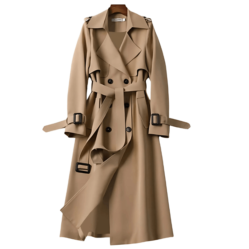 Women's Double-Breasted Trench Coat