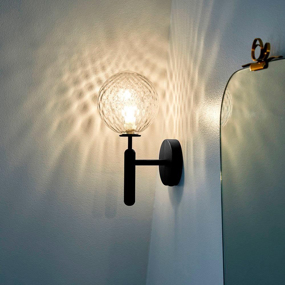 Modern Glass Wall Sconce - Elegant Lighting Fixture