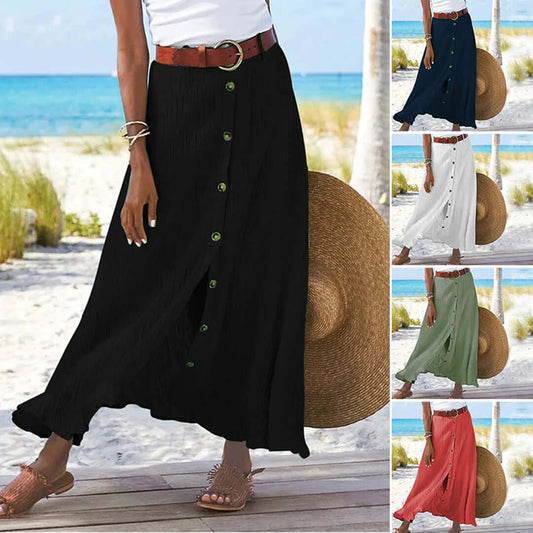 Linen Maxi skirt