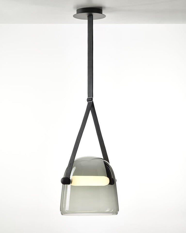 Modern Pendant Lamp with Metal Accents