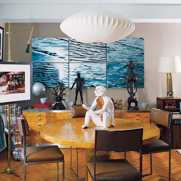 Modern Silk Pendant Light