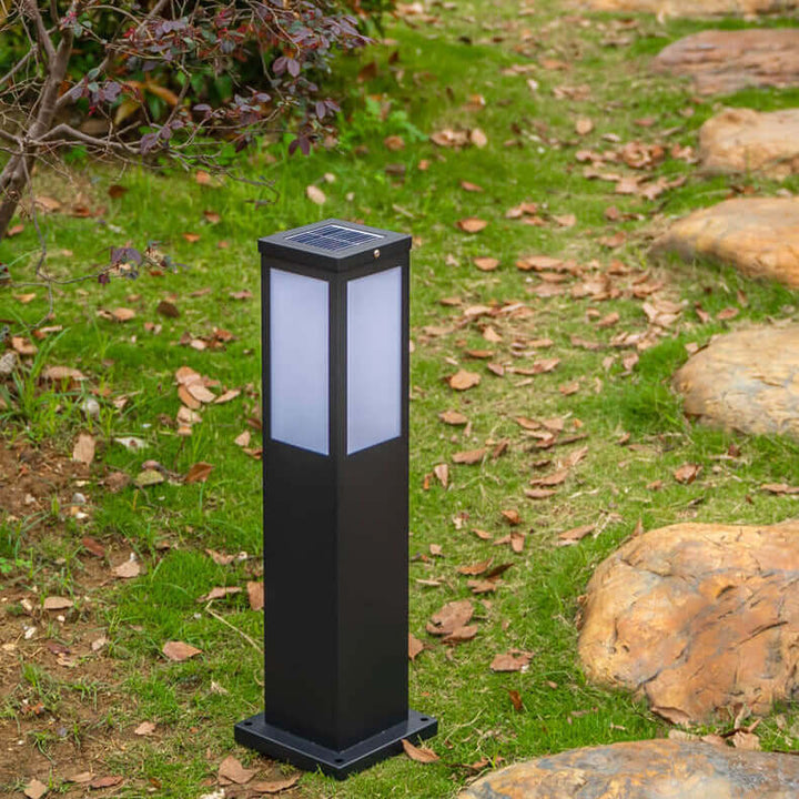 Modern Outdoor Solar Garden Lantern