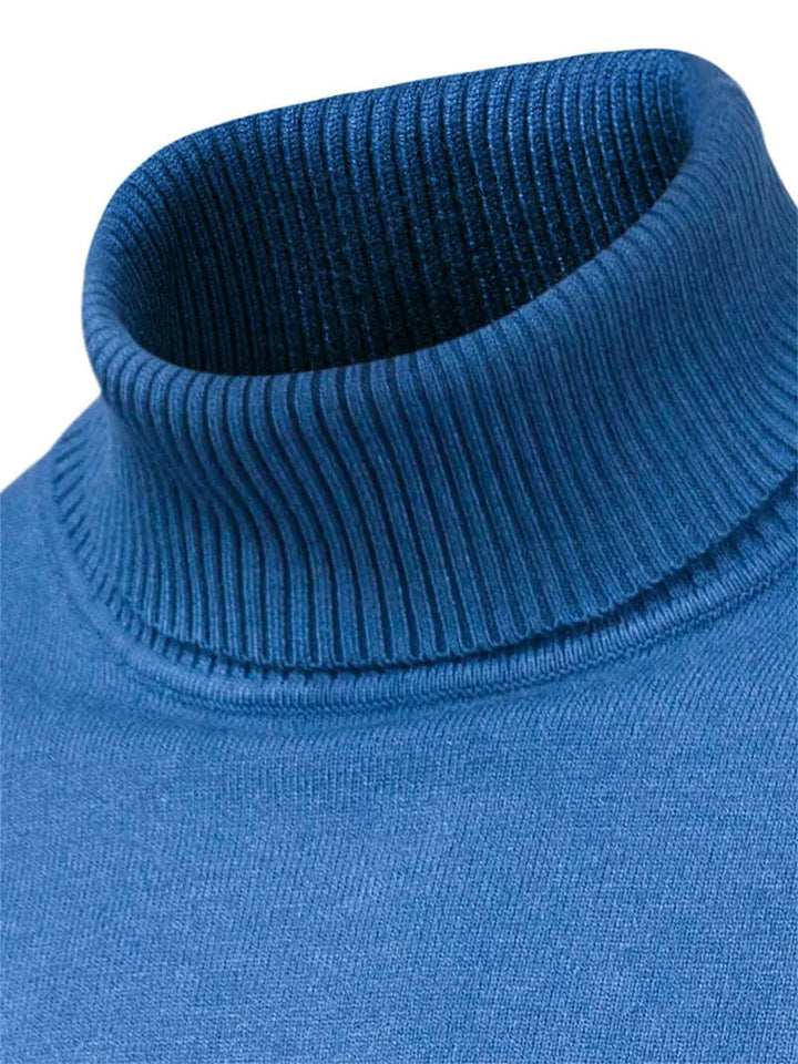 Men's Turtleneck Jumper - Warm Winter Pullover