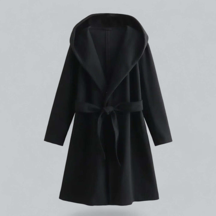 Women's Hooded Long Trench Coat