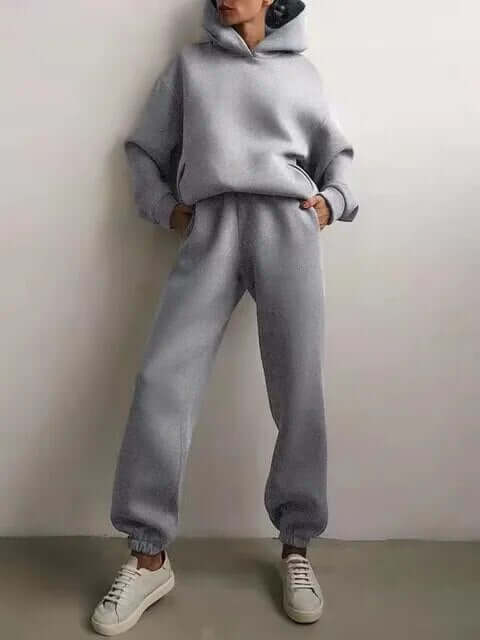 Women's Oversized Two-Piece Tracksuit Set