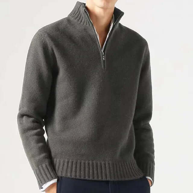 Men’s Half-Zip Warm Sweater