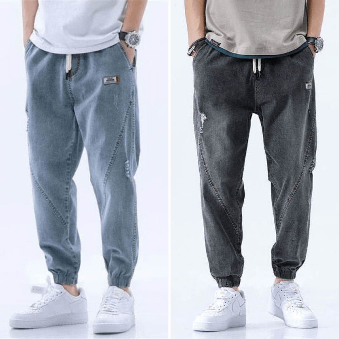 Men's Cool Elastic Casual Trousers