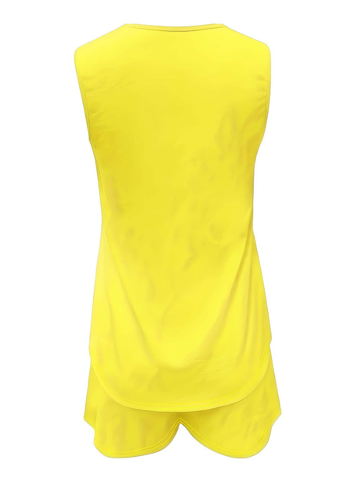 Women's Summer Two-Piece Set with Ring Detail