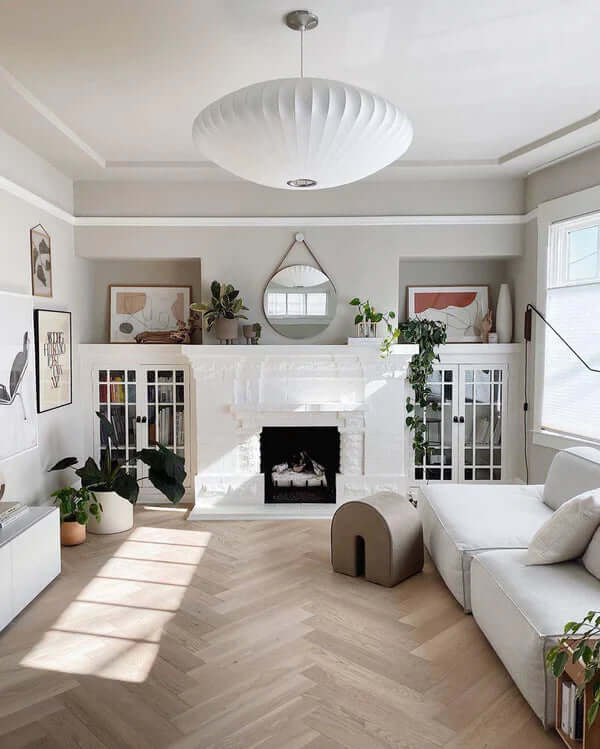 Modern Silk Pendant Light