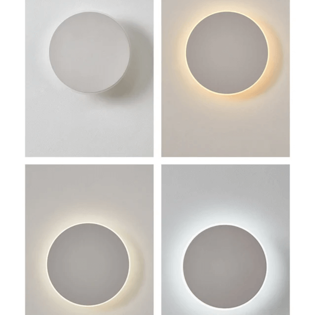 Round Metal LED Outdoor Wall Light
