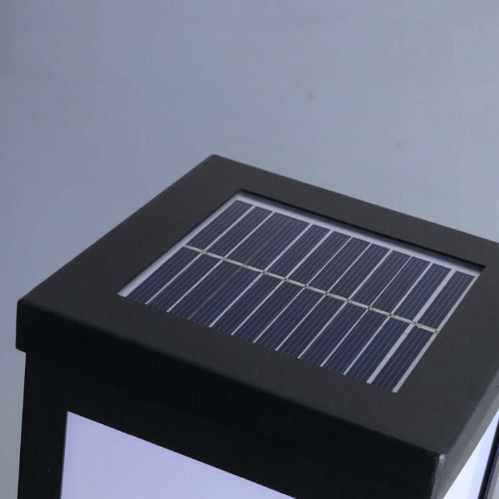 Modern Outdoor Solar Garden Lantern