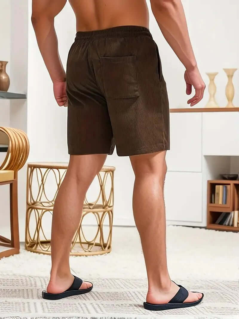 Men's Lightweight Casual Shorts with Drawstring
