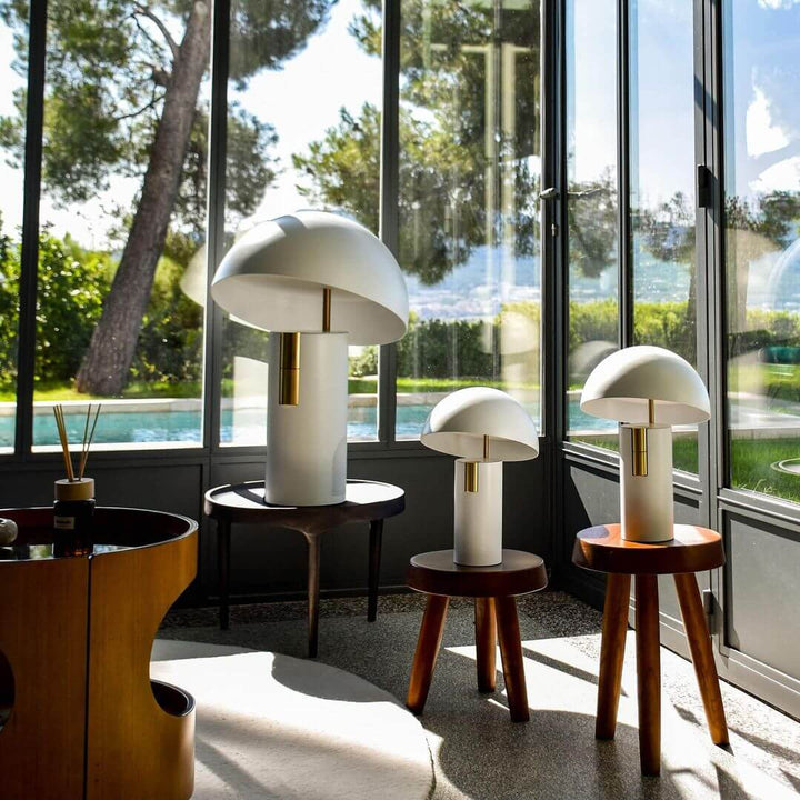 Modern Rotating Cylinder Table Lamp with LED