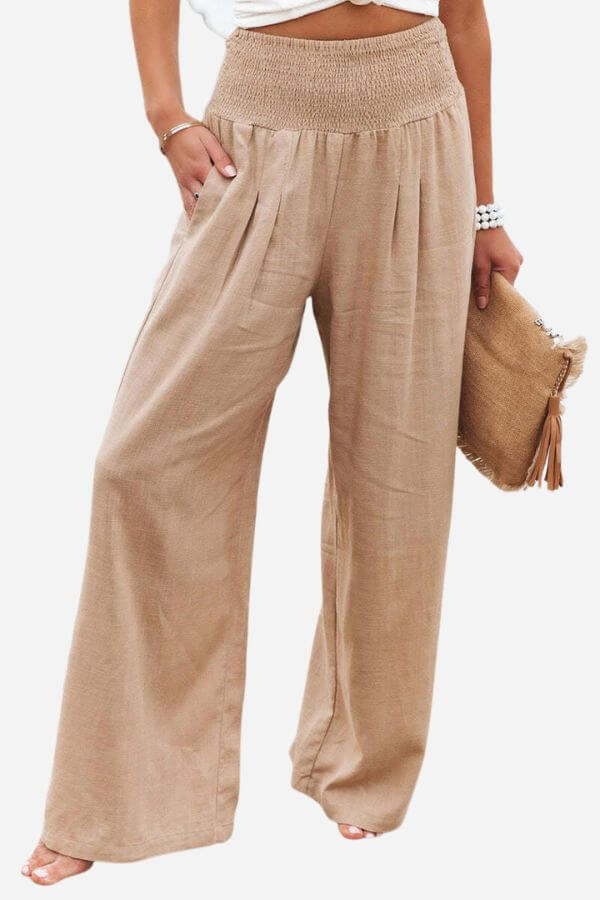 Women's Wide Leg Casual Trousers
