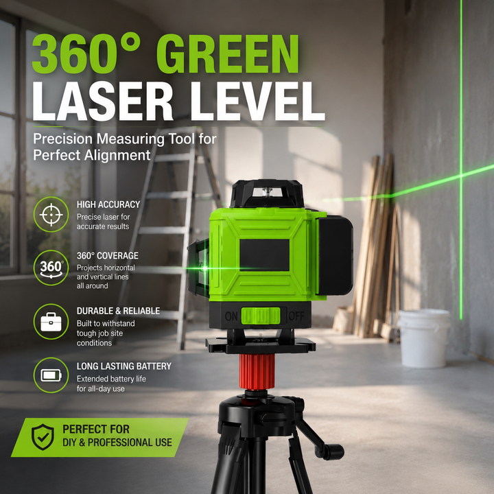 16-Line 4D Laser Level for Professional Precision Measurements