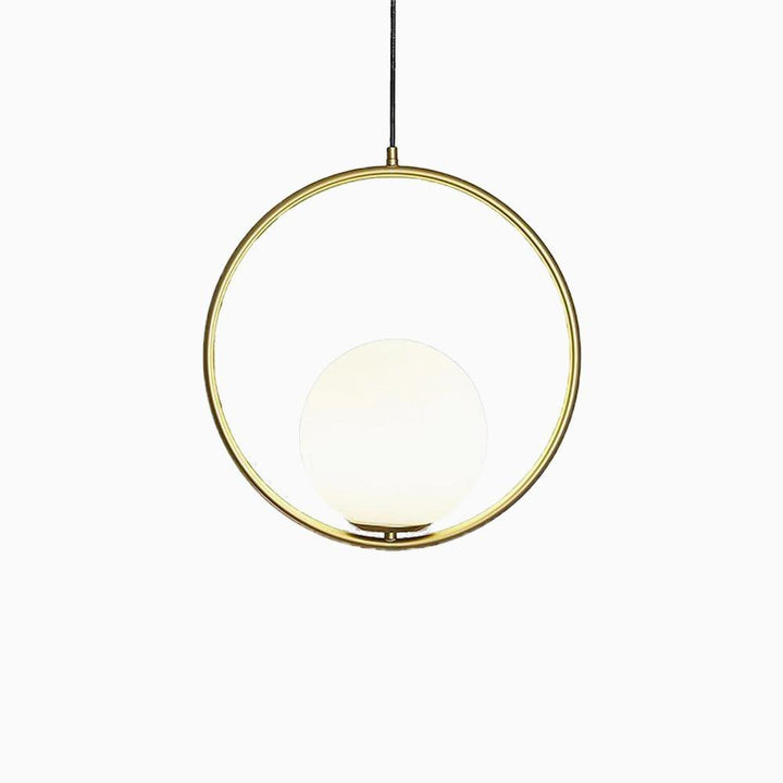 Modern Pendant Lamp with Metal & Glass