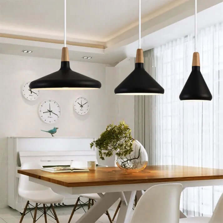 Conical Metal Pendant Lamp