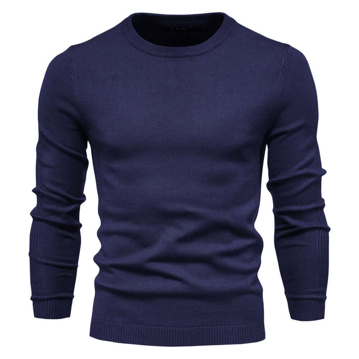 Men's Knitted Sweater - Warm Pullover for Autumn & Winter