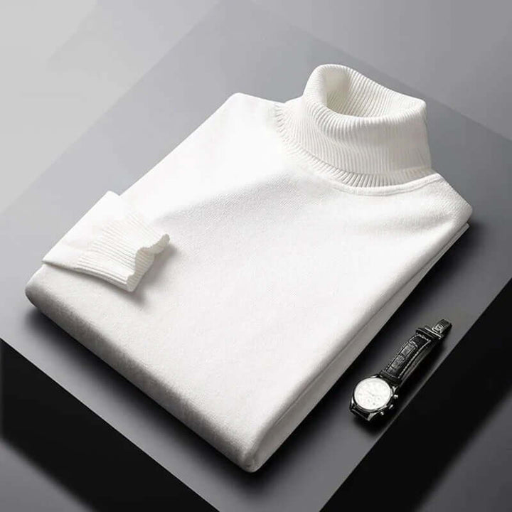 Men's Slim Fit Knitted Turtleneck Sweater