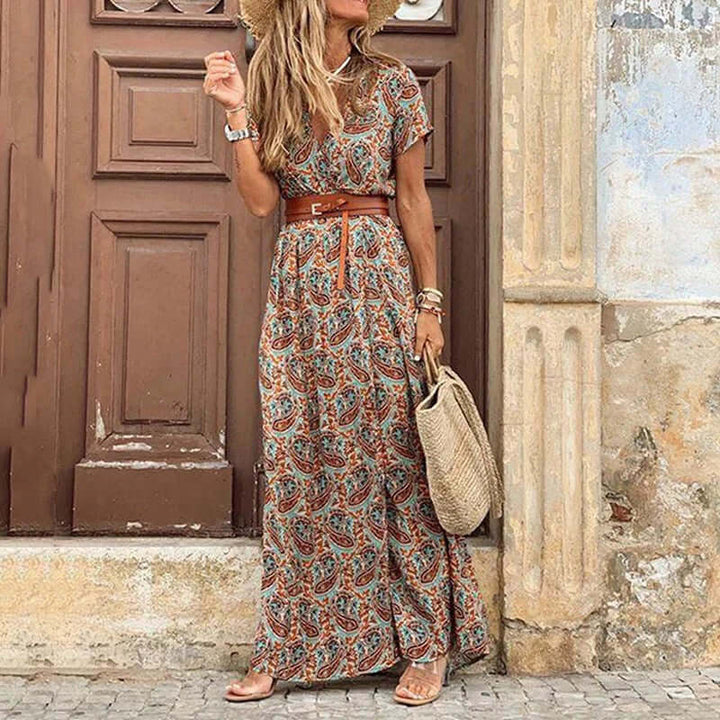 Women's Elegant Printed Summer Dress
