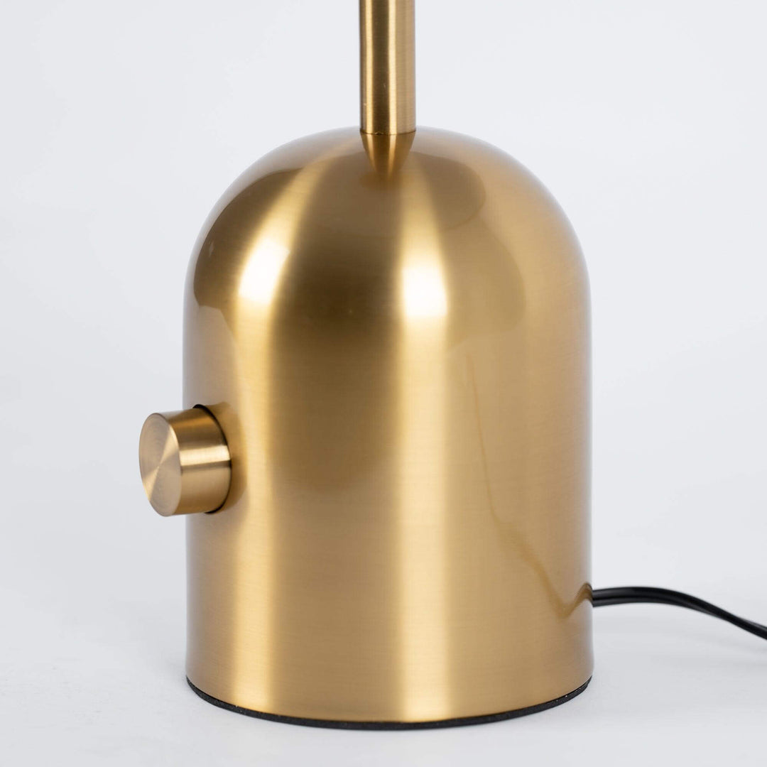 Modern Acrylic & Metal Bell Table Lamp