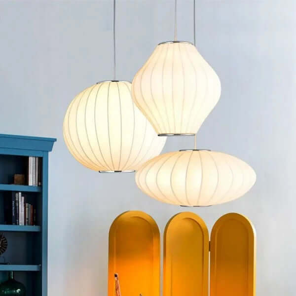 Modern Silk Pendant Light