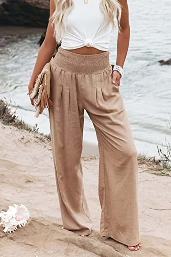 Women's Wide Leg Casual Trousers